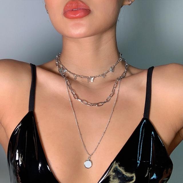 17KM Модное многослойное ожерелье со змеей и кристаллами для женщин и девочек, модная богемная золотая цепочка, ожерелье, ювелирные изделия для вечеринки