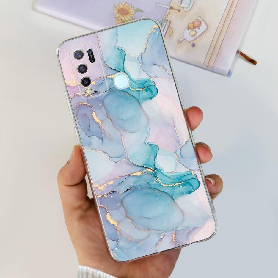 Чехол для Vivo Y30 Чехол для Vivo Y50 1935 1938 Новый Модный Расписной Чехол Прозрачный Силиконовый Мягкий ТПУ Чехол для Телефона Для Vivo Y50 Y 30 VivoY50 Сумки
