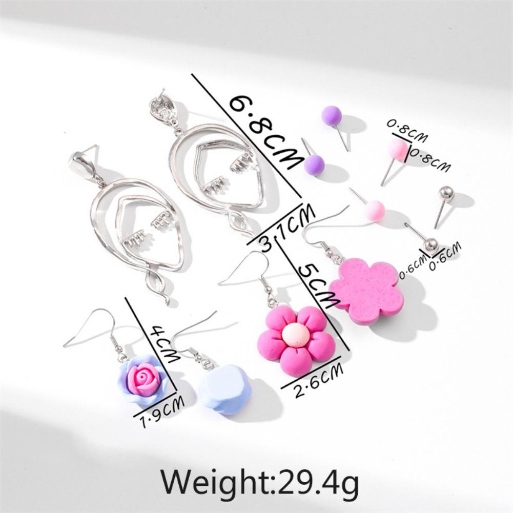 Красочные серьги-капли для женщин, модные геометрические акриловые серьги из смолы, ювелирные изделия для вечеринок