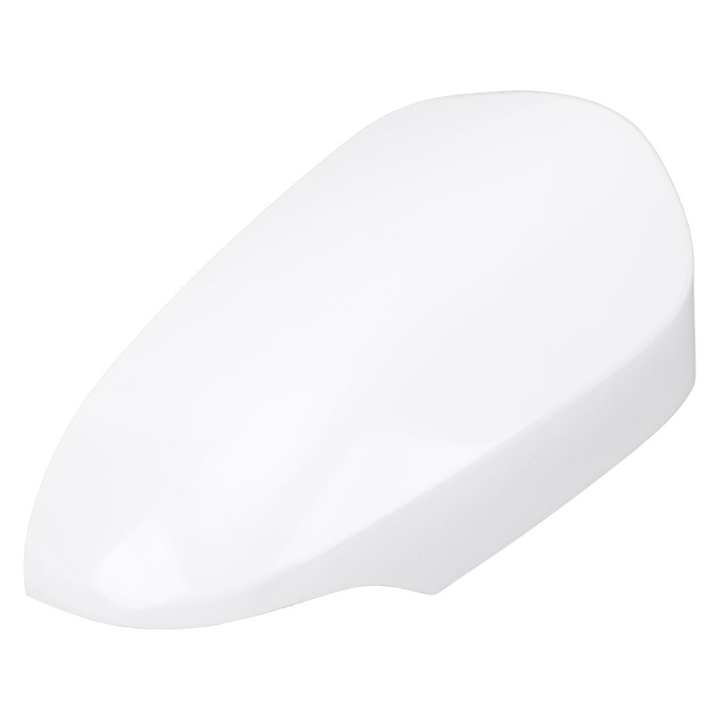 Rearview Door Mirror Cover Shockproof Exterior Side Wing Mirror Cap White for Vehicle with Turn Signal Light Right