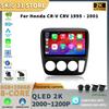 Android 13 Для Honda CR-V CRV 1995-2001 Carplay Auto Мультимедиа Навигация Стерео Автомагнитола 4G GPS Головное устройство Экран