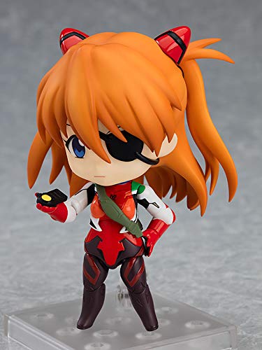 Nendoroid Evangelion Новая Театральная Версия Shikinami Asuka Langley Plug Suit Ver. Немасштабная окрашенная подвижная фигурка из АБС и ПВХ G12196