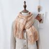 Autumn and Winter New Imitation Cashmere Plaid Scarf Shawl Women's College Wind Cold Warm Fashion Versatile Scarf