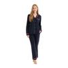 Chelsea Peers Womens/Ladies Wavy Contrast Trim Long Pyjama Set