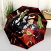 1 шт. Автоматический зонт Bungou Stray Dogs, Прочный железный каркас и пластиковая ручка, Подарок для мужчин и женщин, Прочная конструкция, Лучший для Рождества, Хэллоуина