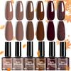 6 Colors Gel Nail Polish Set Collection, Fashion Color Series Soak Off UV Gel Polish Kit, CPSR Manicure