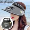 Breathable Cooling Sunscreen Fan Sun Visor Hat Fishing Hat Peaked Cap Usb Charging Fan for Sport Sunhat