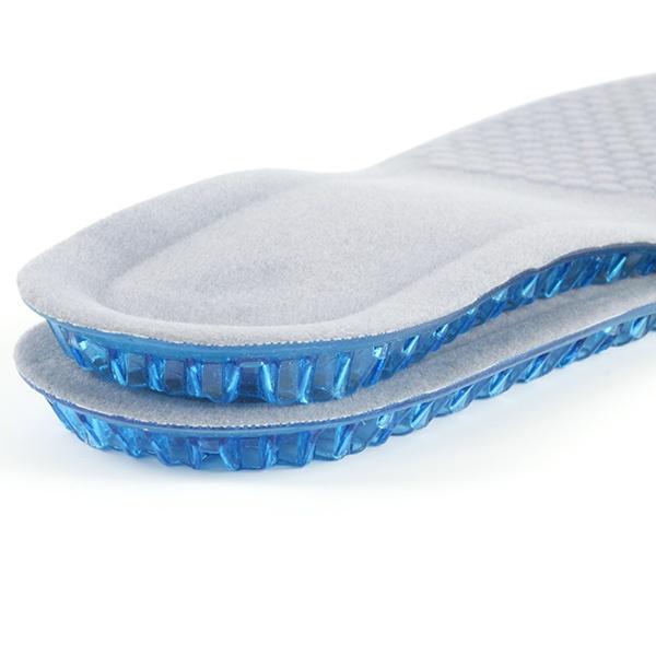 1Pair Gel Orthotic Arch Support Massaging Insoles Insert Sport Shoe Pads Massage Increased Insoles