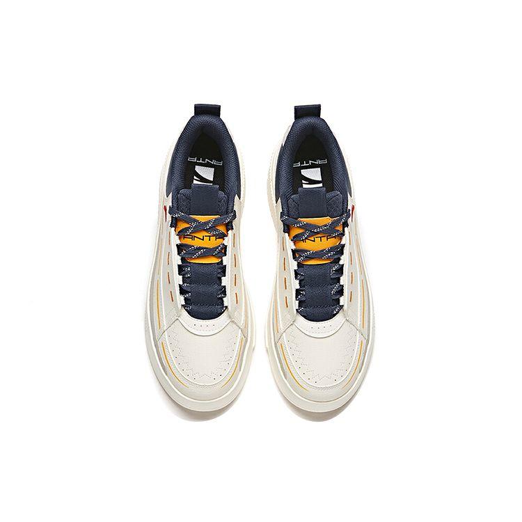 Anta Кроссовки Lifestyle Series с нескользящей износостойкой подошвой для скейтбординга, мужские, белые, синие, серые 912228033-12