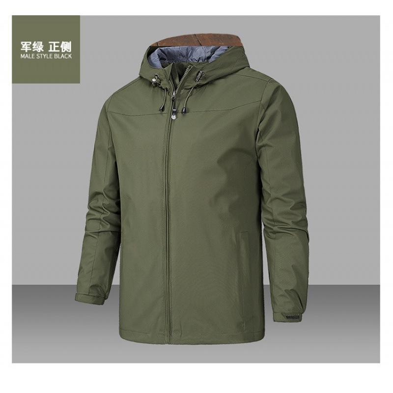 Весенне-осенняя мужская штормовая куртка Fashion Port Wind с капюшоном, ветрозащитное пальто Tooling Youth Tide Big Pocket Des