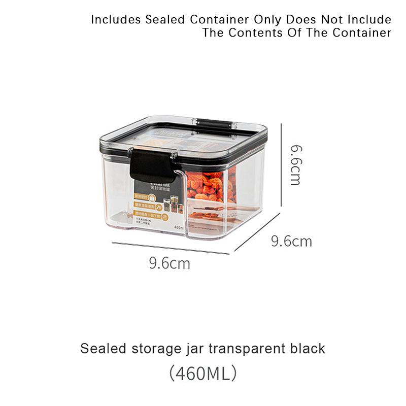 Прозрачные контейнеры для хранения продуктов Хранение на кухне Герметичные банки Пластиковые коробки для хранения Штабелируемые коробки для хранения продуктов