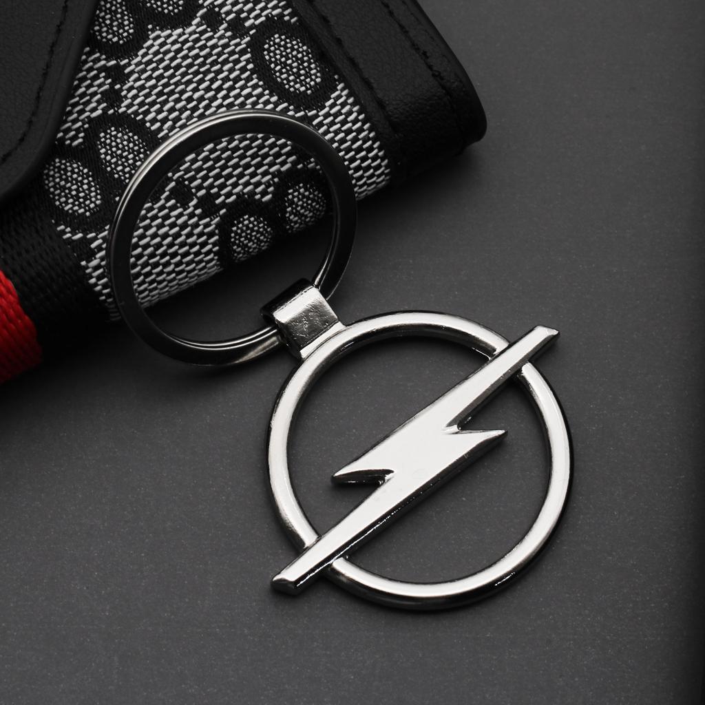BBEZ3 3D Metal Car Logo Badge KeyChain Rings For Opel Astra H G J Insignia Mokka Zafira Corsa OPC Vectra Emblem Keychain Accessories
