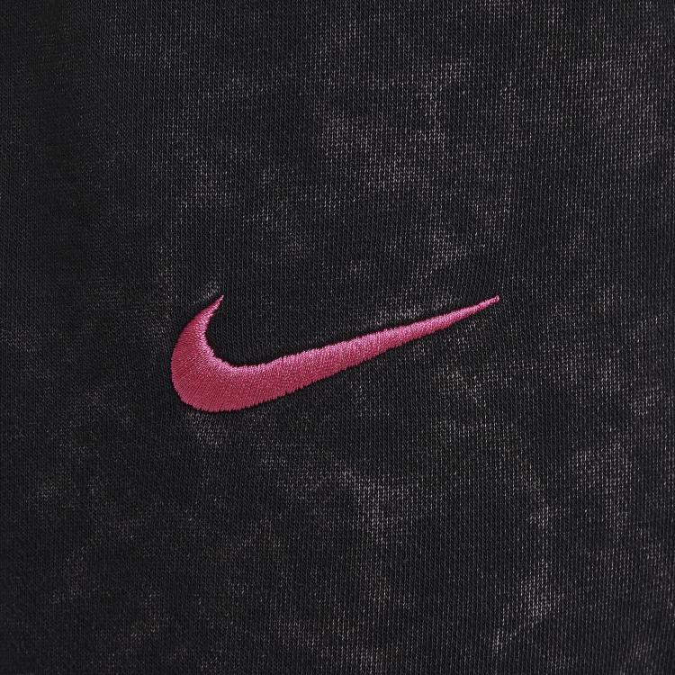 Nike Логотип Шнурок Средняя посадка Зауженные Трикотажные джоггеры Мужские джоггеры Черный FZ4174-010