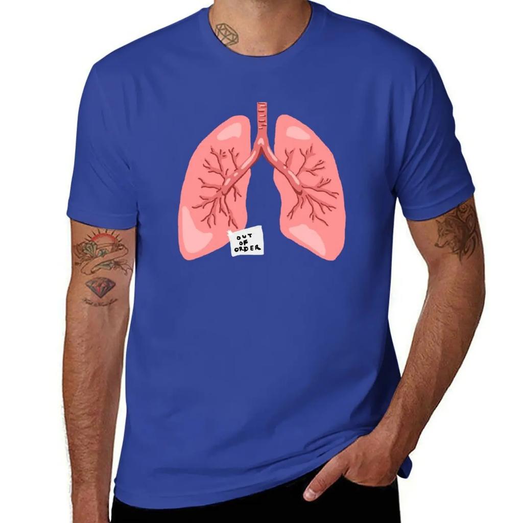 Out of Order Lungs TShirt custom shirt oversized t shirt vintage t shirts korean fashion tshirts for men