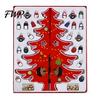 Holiday Party Table Decorations Wooden Christmas Tree Ornaments, 3D Rustic Tabletop Decor Xmas Display for Home Desk, Reusable Nordic Style