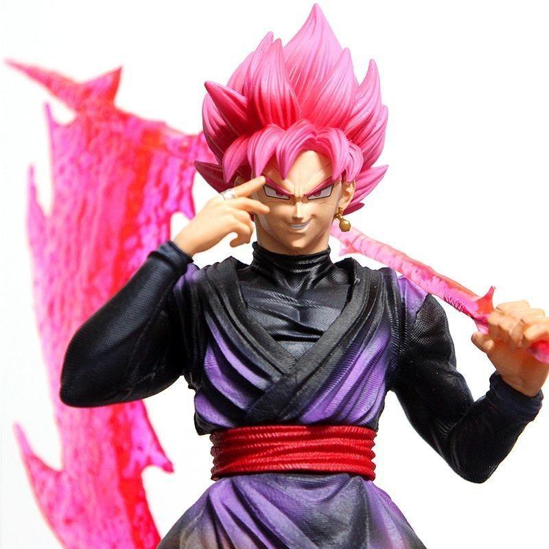 37 см Dragon Ball Super Saiyan Ros Goku Стоящая Фигурка Аниме Модель Статуя Коллекция Настольное Украшение Орнамент Игрушка Подарок