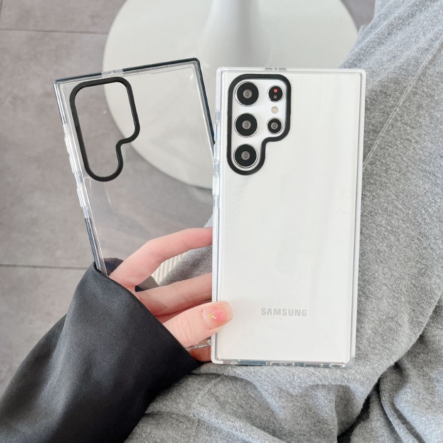 Прозрачный чехол для телефона Samsung Galaxy 25 Ultra- Прозрачный мягкий противоударный чехол из ТПУ для Samsung S25/S24/S23/S25plus/S24Plus/S24Ultra