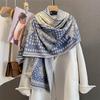 New Print Autumn Winter Scarf Women Pashmina Shawls and Wraps Cashmere Blanket Warm Thick Stoles for Lady Bufanda Stole