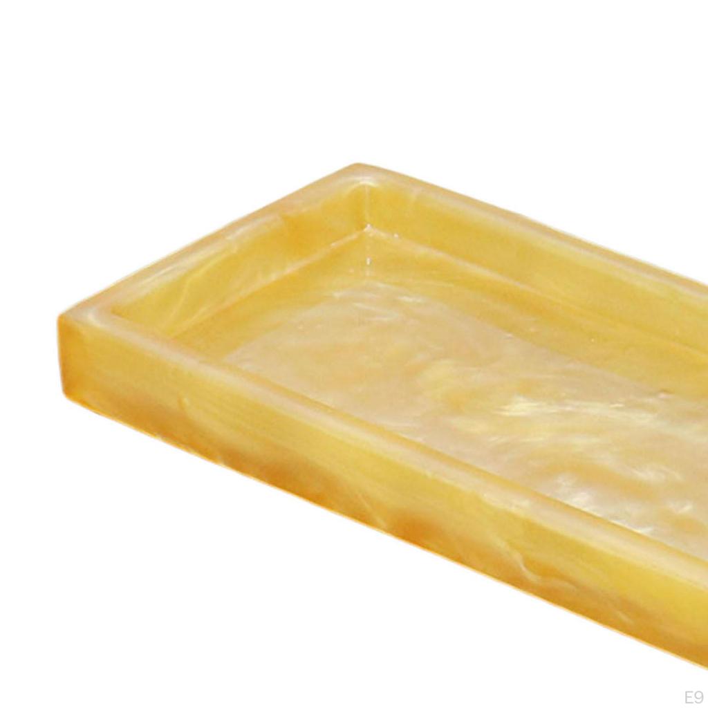 Мраморный Декоративный Поднос для Туалетного Столика Напитки Блюдо для Торта Тарелка для Чайной Свечи Мыло Туалетные Принадлежности Макияж Декор Туалетного Столика