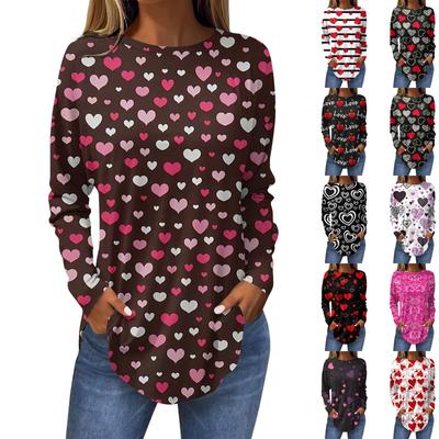 Женская модная и повседневная рубашка с рукавом семь четвертей. Топ-пуловер с принтом ко Дню Святого Патрика