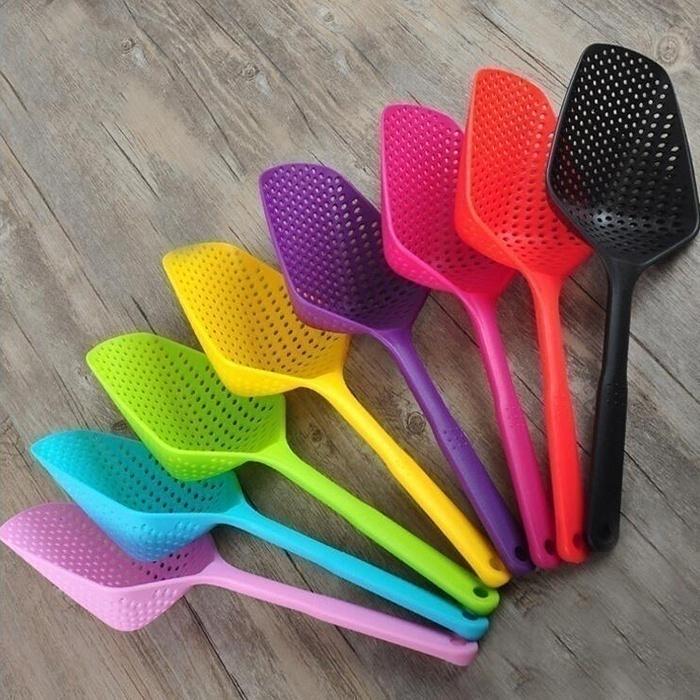 Large Spoon Colander Pasta Heat-resistant Strainer Kitchen Accessories