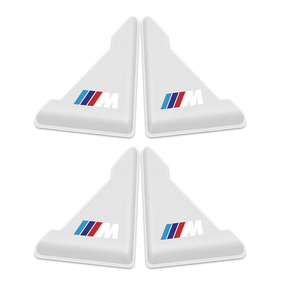 2/4Pcs Car Door Corner Anti-collision Covers Silicone Stickers for BMW M F12 F13 F30 E60 E65 E66 E63 F01 F02 X1 X3 4 5 6 7 Serie QB4