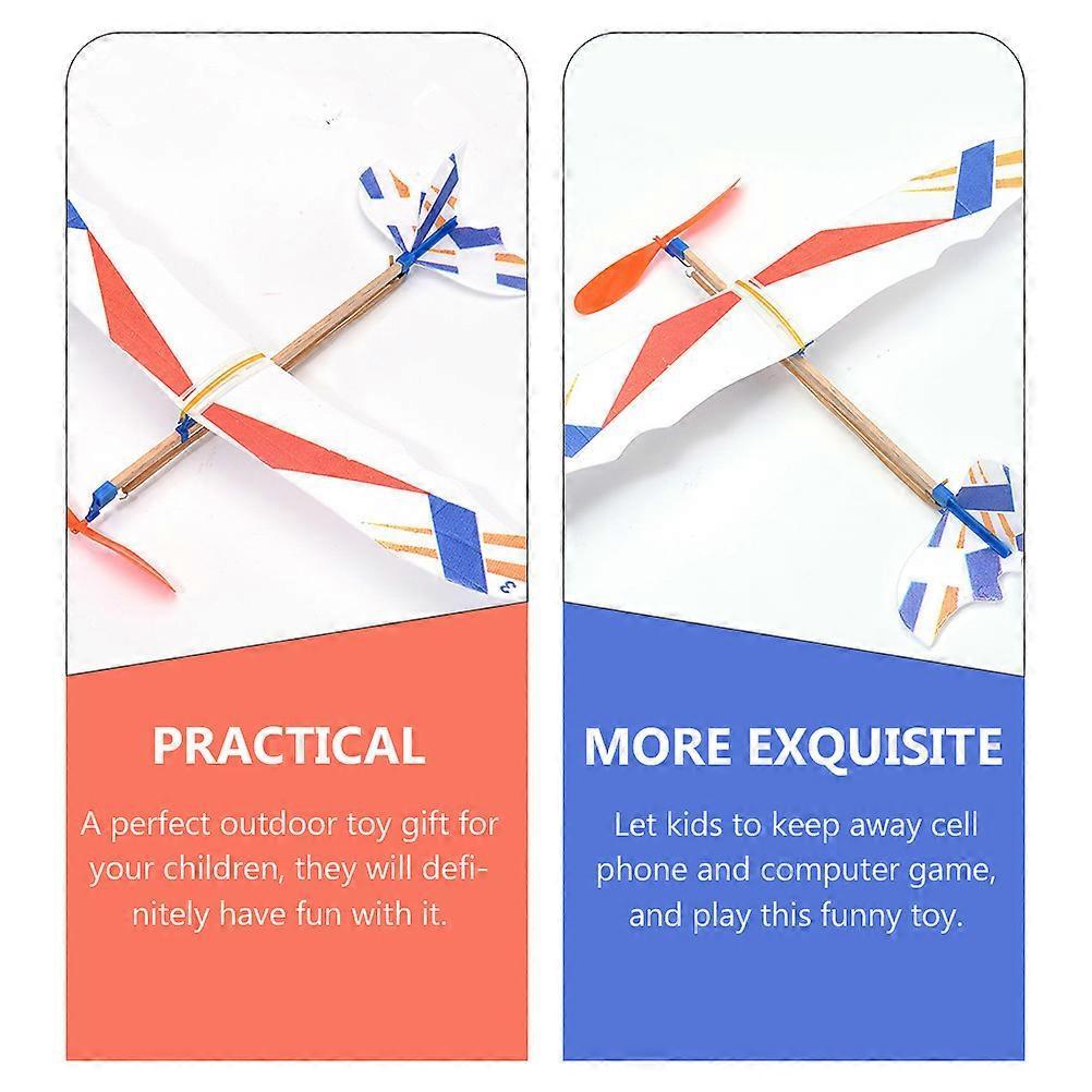 10pcs DIY Airplane Model Kids Airplane Art Model Playthings Kids Toys