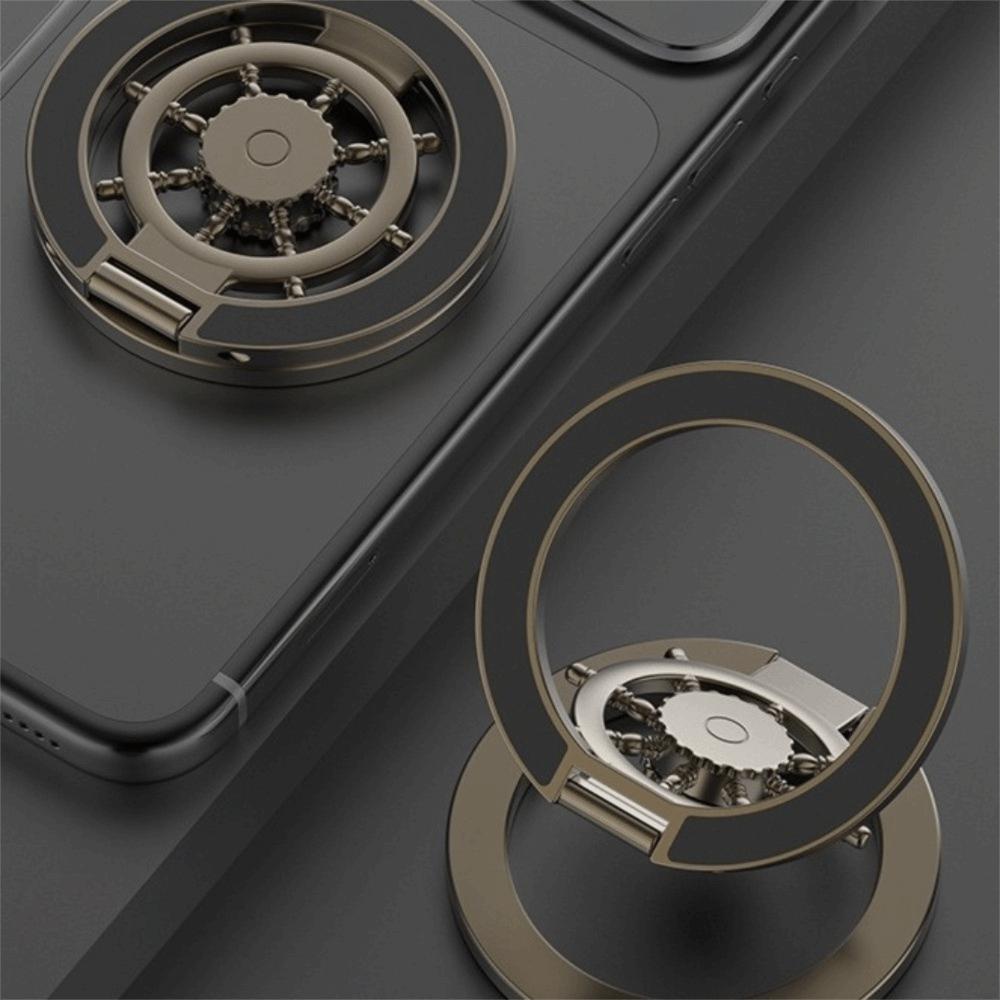 360 Rotating Magnetic Phone Holder Foldable Foldable Phone Grip Phone Ring Stand Adults Use