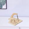 Wooden Decision Maker Magnetic Pendulum Swinging Ball Ornament Crafts for Home Bedroom Office Decoration Children Gift