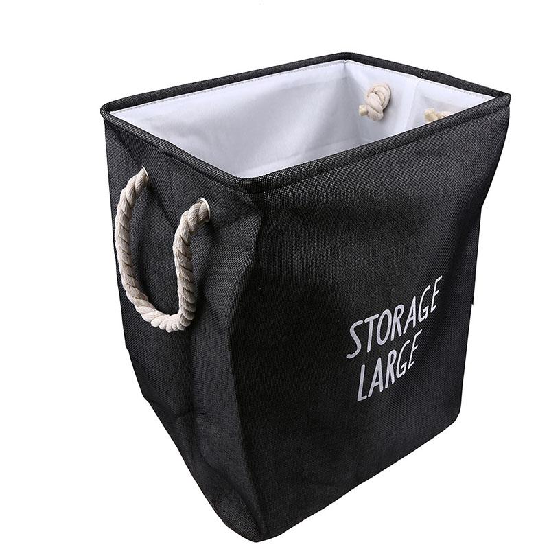 Большой складной органайзер для хранения, складная прочная тканевая корзина для хранения с ручками для одежды, игрушек, детской, дома, спальни