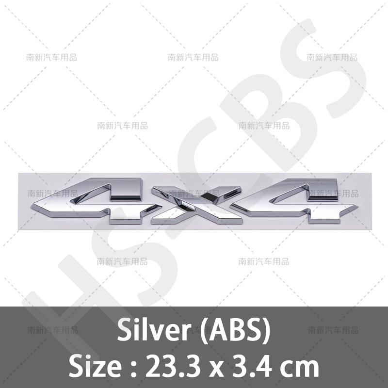 3D 4X4 4 x 4 Rear Trunk Emblem Tailgate Logo Car Hood Fender Nameplate Decal Badge Sticker For Jeep Dodge Off Road Car Styling AMP1