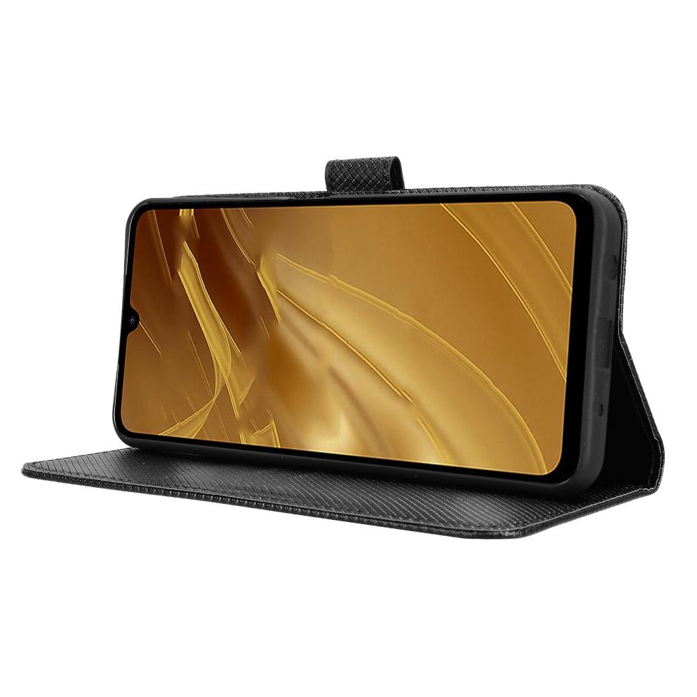 For Xiaomi Redmi A5 NFC (173.45*79.35*8.45mm) Leather Wallet Case with Strap Diamond Texture Phone Cover