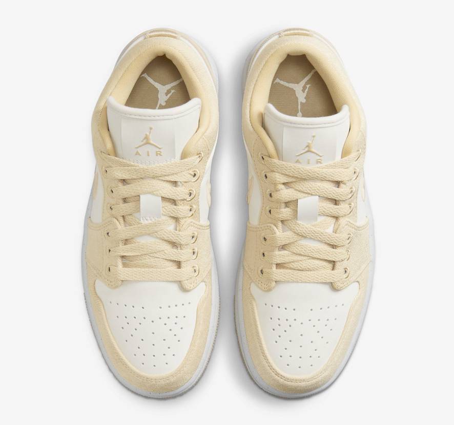 FN3722-701 Nike Air Jordan 1 Low SE Team Gold (Женский)