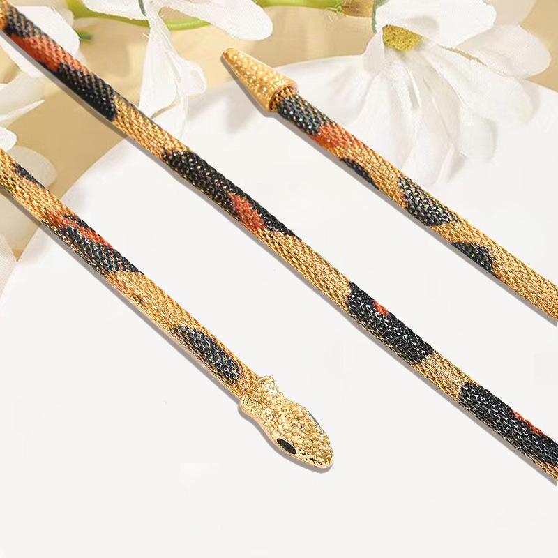 1 Ожерелье-колье в виде змеи, браслет, кольцо на руку, многофункциональное использование, ретро, высокий класс, мода, ниша, старинный метод