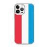 Coque iPhone - Drapeau Luxembourg - iPhone 13 Pro Max - Souple - Multicolore - Verticale
