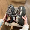 Small Thick-soled Heightening Soft Leather Dad Shoes Women's Single Shoes Autumn New Versatile Muffin Casual Sports Shoes