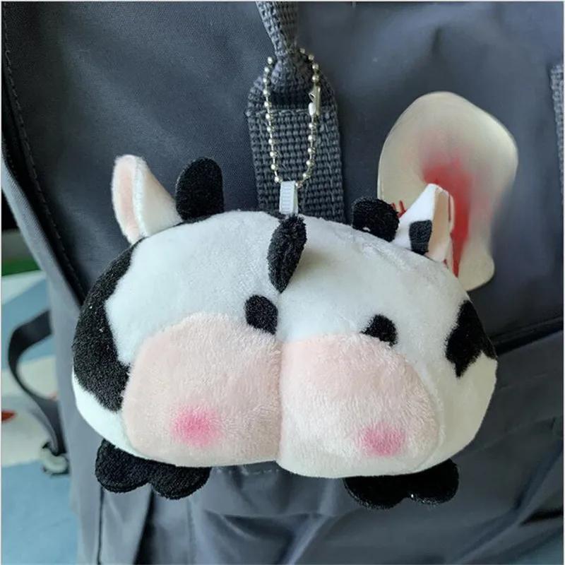 Cute Cat Butt Plush Toys Corgi Pig Butt Keychain Soft Fidget Toys Female Bag Decoration Student Fashion Girls Child Gift