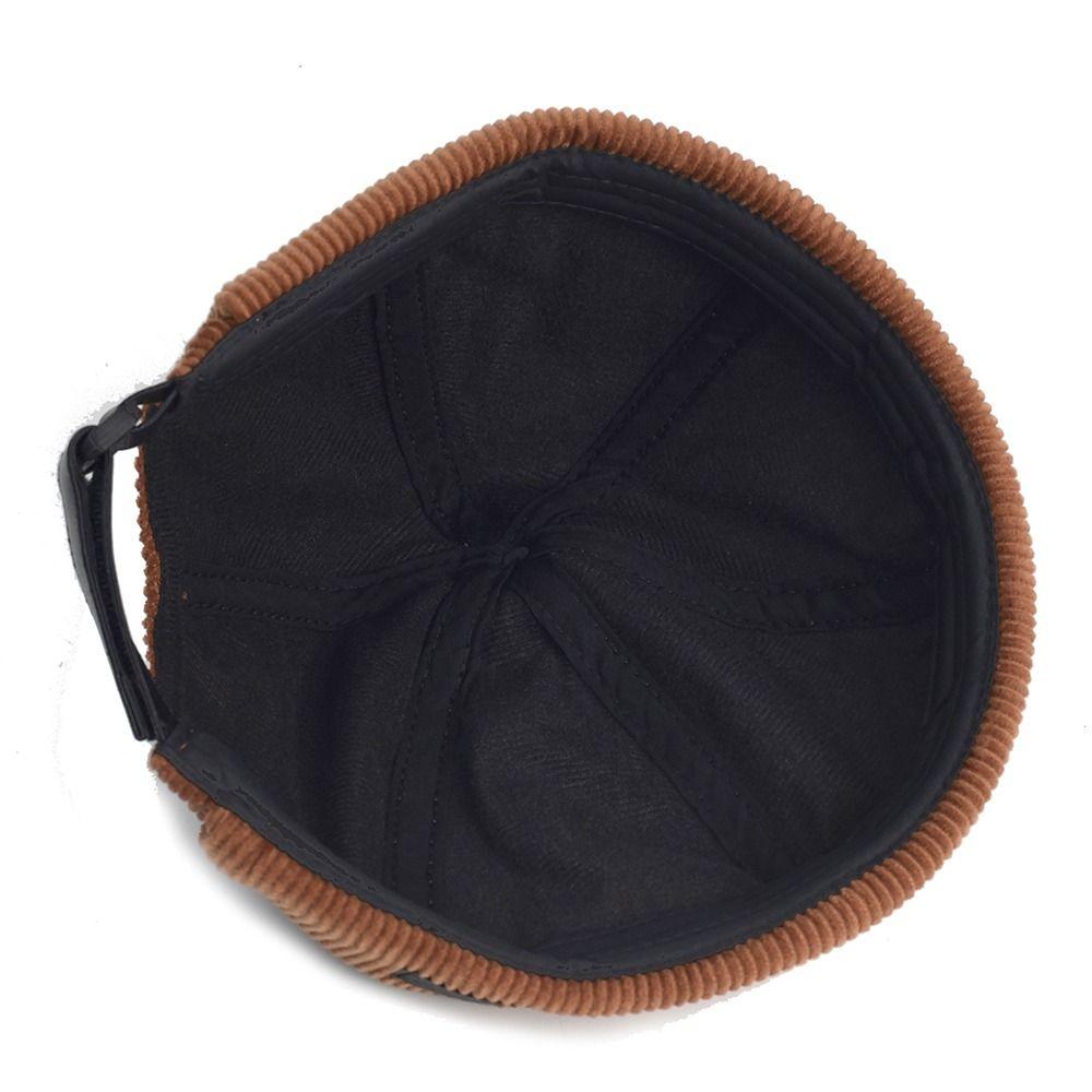 Adjustable Brimless Cap Adjustable Back Strap Retro Docker Hat Beanie Hat  Daily Casual Wear