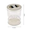 Банка для песочных часов для маринованных оливок, маринованного сока, сепаратор для влажной и сухой пищи, контейнер для пищевых продуктов с ситечком, откидная герметичная крышка