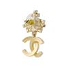 Chanel Женские серьги-гвоздики 'Корона с жемчугом'