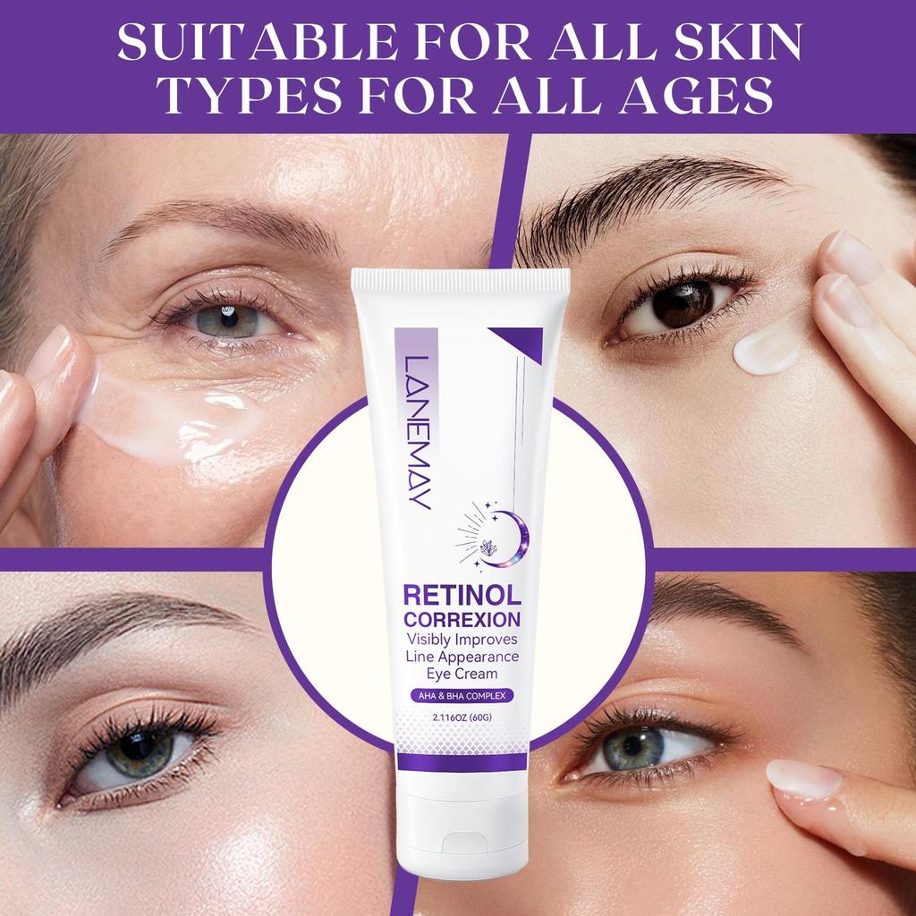 Retinol Correxion Eye Cream-Reduce Fine Lines Around The Eyes, Smooth And Moisturize The Eye Area-Suitable For All Skin Types, 60g