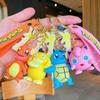 Новый брелок для ключей Pokemon Милый Пикачу Псайдак Кукла Декор для школьной сумки Чармандер Сквиртл Брелок для ключей автомобиля Игрушка Подарки для детей Оптом