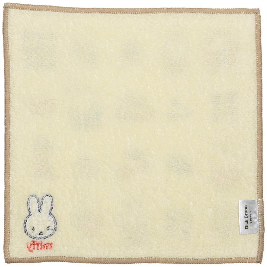Tsujiseru Miffy Mini Embroidered Towel, 18.5cm, Icon, White, 4010-411