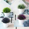 1pc Artificial Plant Bonsai Simulation Plastic Small Tree Pot Plant Potted Ornaments for Home Tabl Decoration Hotel Garden Decor
