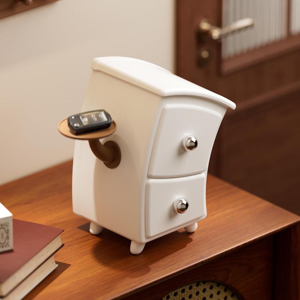 Забавный шкаф для хранения в китайском стиле: Милый многослойный органайзер с ящиками, руки в боки