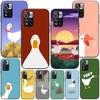 Cartoon Cute Goose Game Case for Xiaomi Redmi Note 9S 9 11 10 8 Pro 9C 9 K40 9A 7 8T 7A 9T Soft Silicone Coque Black Phone Cover
