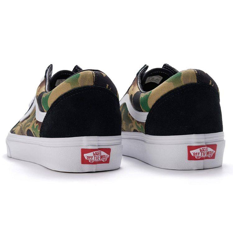 Vans Bape X Vans Old Skool Cortex Limited Черный Камуфляж 'Черный' VN0A4OE22DR