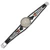 For Garmin Lily Ethnic Band Bracelet Leather+Metal Wrist Strap with Tool
