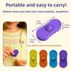 with Rolling Ball Sensory Stone Toy Silicone Fidgeting Toys  Suitable for Children Teens