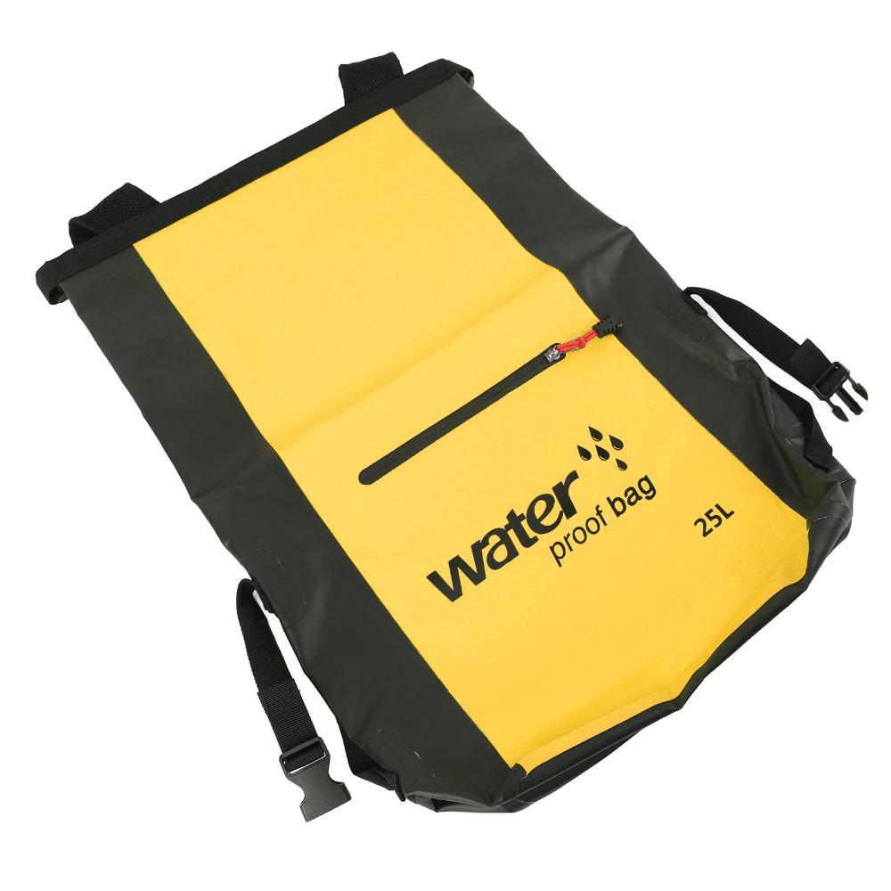 25L Waterproof Backpack PVC Hiking Backpack Durable Dry Bag Backpack Camping & Trekking